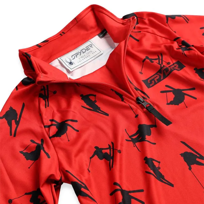 Spyder Fleece Ski Day Half Zip Volcano 8211 Kids