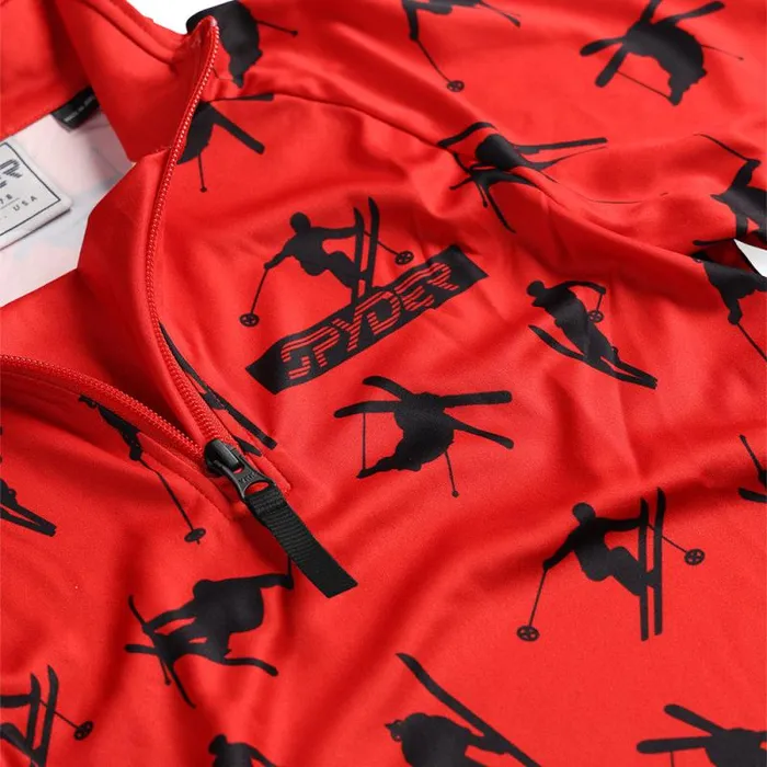 Spyder Fleece Ski Day Half Zip Volcano 8211 Kids