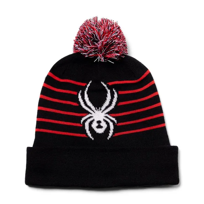 Spyder Hats Icebox Pom Black 8211 Kids