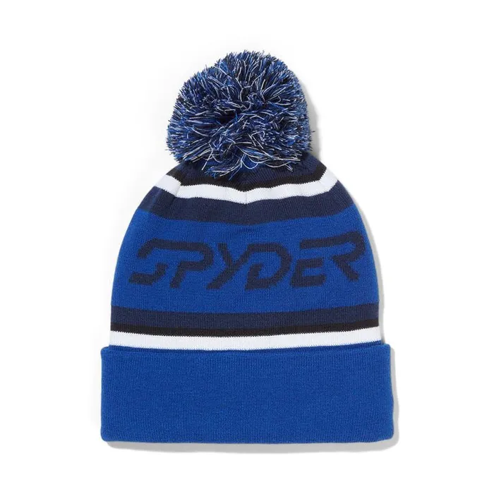 Spyder Hats Icebox Pom Electric Blue 8211 Mens