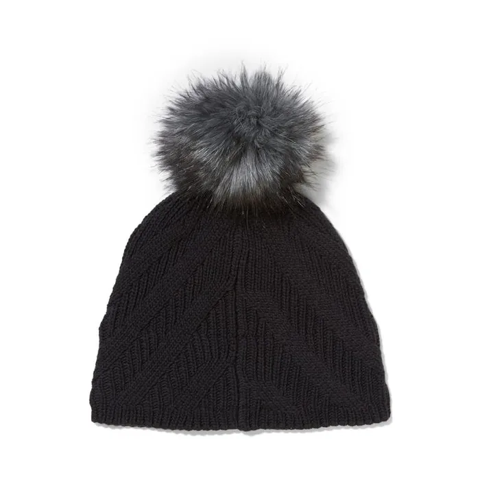 Spyder Hats Royal Pom Black 8211 Womens