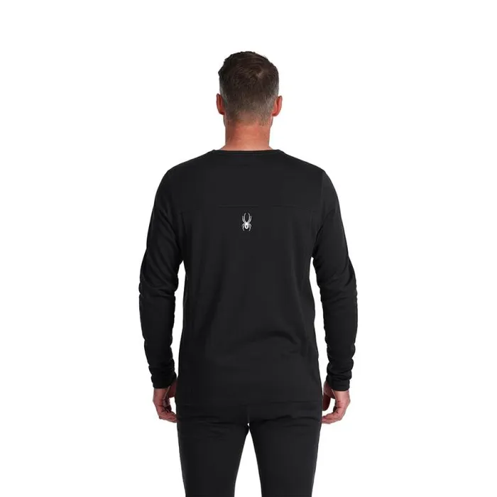 Spyder Layers Stretch Charger Crew Black 8211 Mens