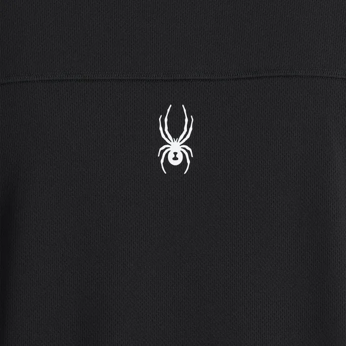 Spyder Layers Stretch Charger Crew Black 8211 Mens