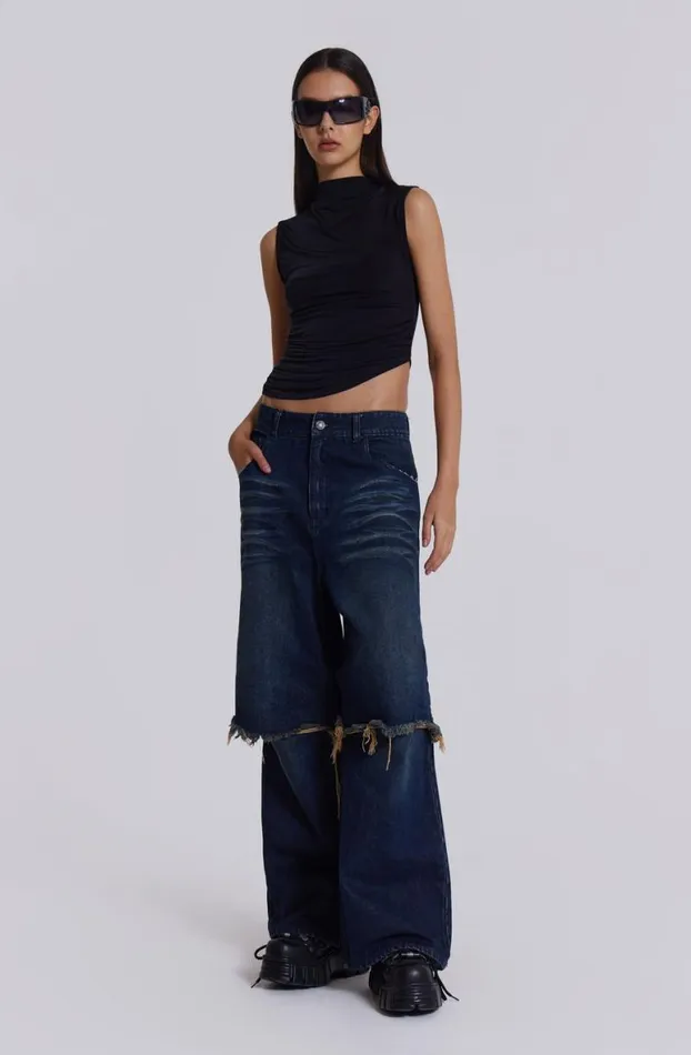 Statement Jeans Women Jaded London Evo Double Layered Jeans