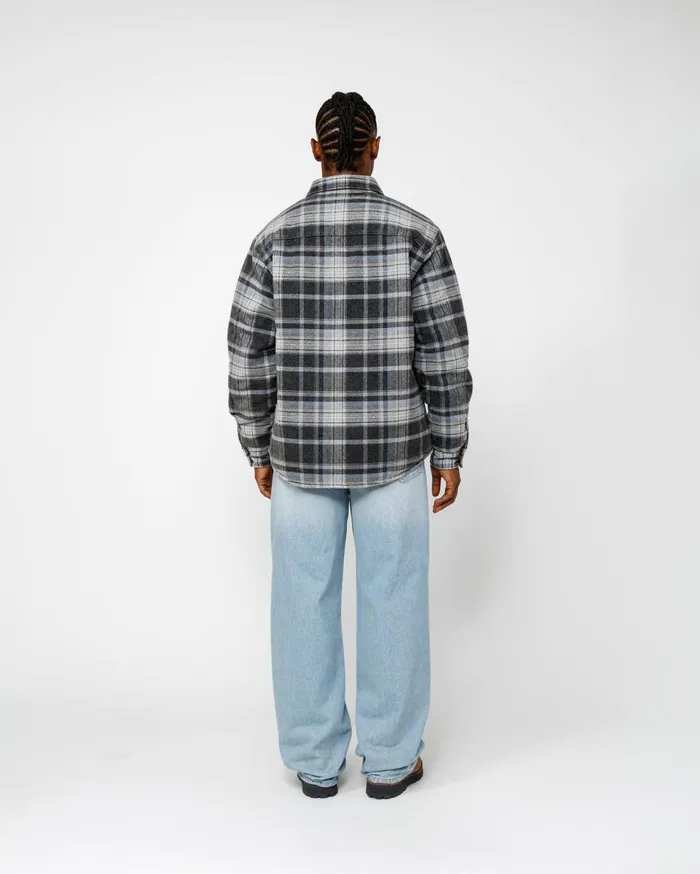 Stussy Outerwear HEAVY WASHED PLAID SHIRT 8211 MenWomen