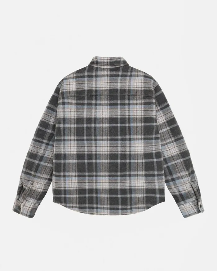 Stussy Outerwear HEAVY WASHED PLAID SHIRT 8211 MenWomen