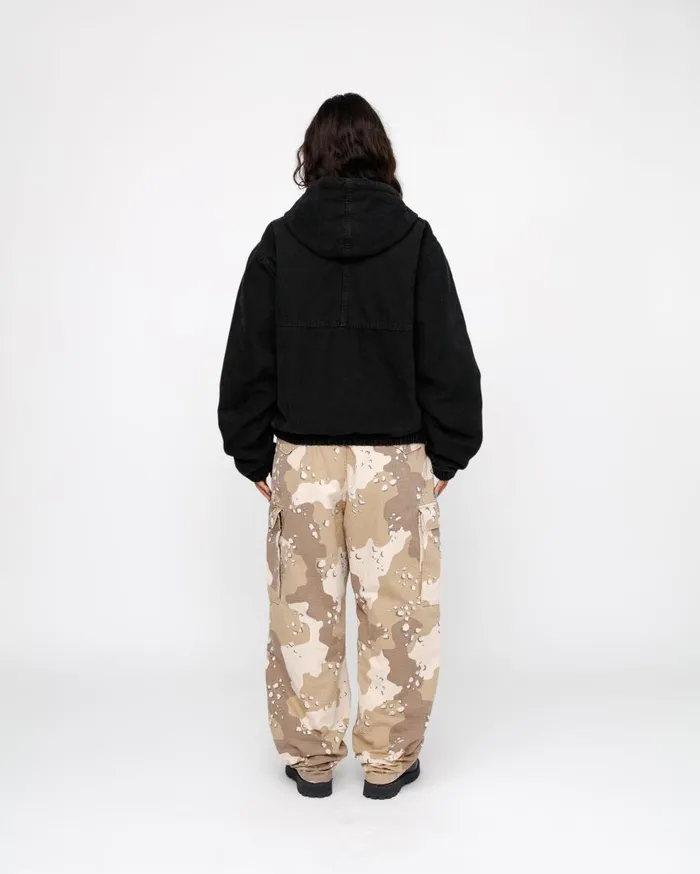 Stussy Outerwear WORK JACKET INSULATED CANVAS Black 8211 MenWomen