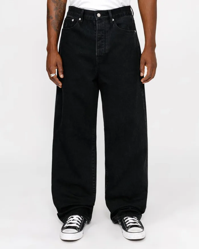 Stussy Pants RELAXED JEAN DENIM Black 8211 MenWomen Stussy Pants RELAXED JEAN DENIM Black 8211 MenWomen