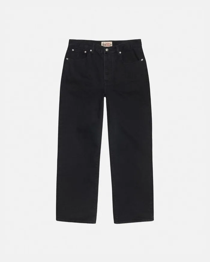 Stussy Pants RELAXED JEAN DENIM Black 8211 MenWomen Stussy Pants RELAXED JEAN DENIM Black 8211 MenWomen