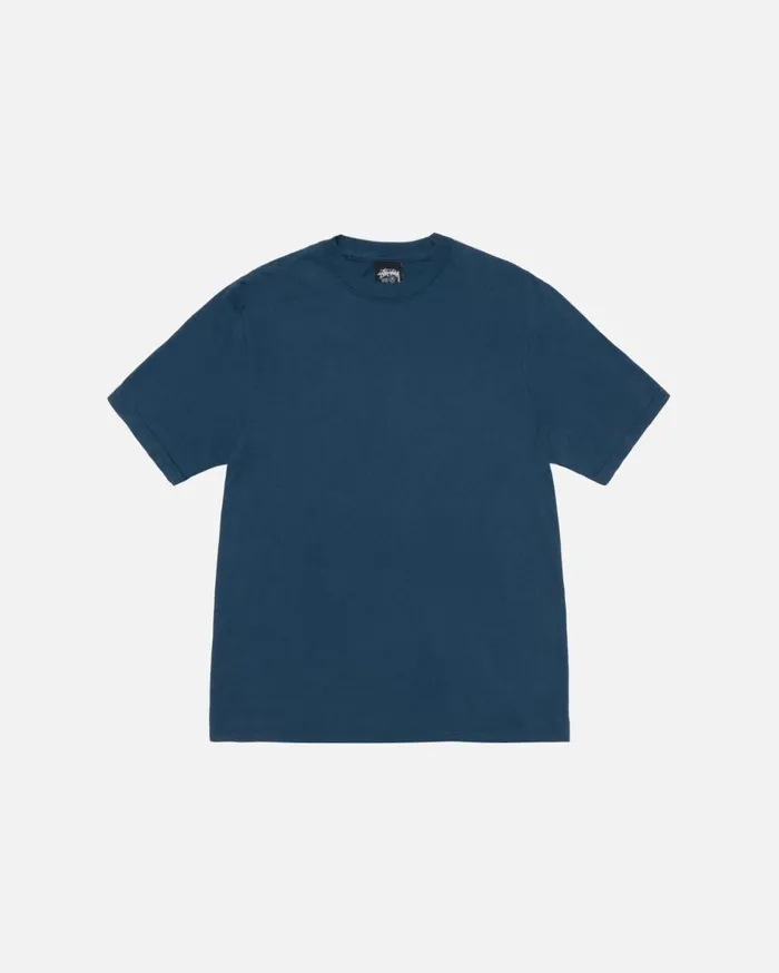 Stussy Tees BUANA TEE PIGMENT DYED Navy 8211 MenWomen