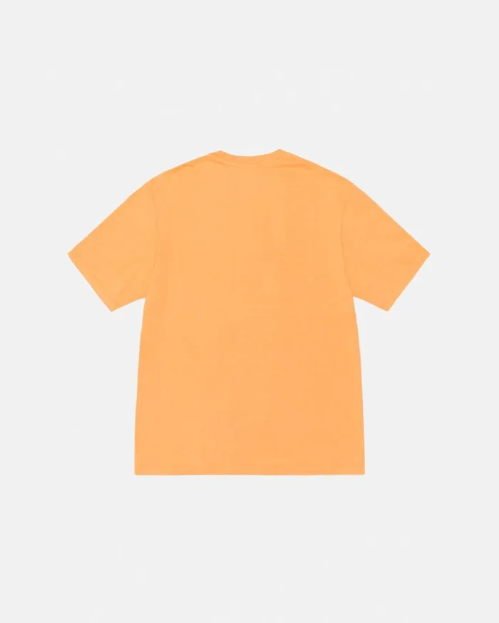 Stussy Tees SMOOTH STOCK TEE PIGMENT DYED Orange 8211 MenWomen