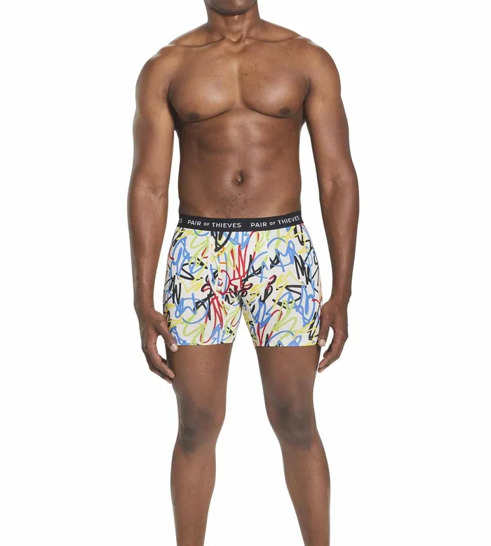 Supersoft Boxer Briefs White Black Underwear 2 Pack Men Pair Of Thieves Boxer Briefs