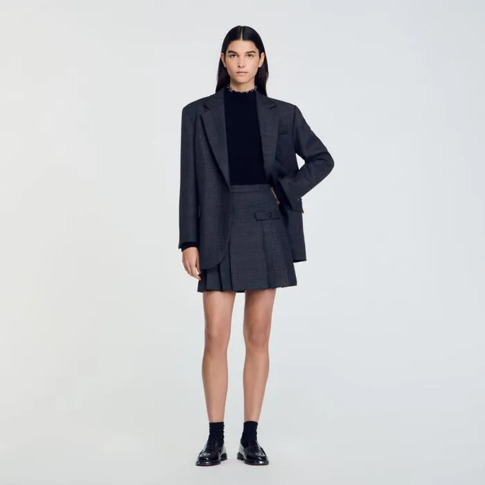 Sweaters and Cardigans Women SANDRO Wool And Cashmere Sweater Black
