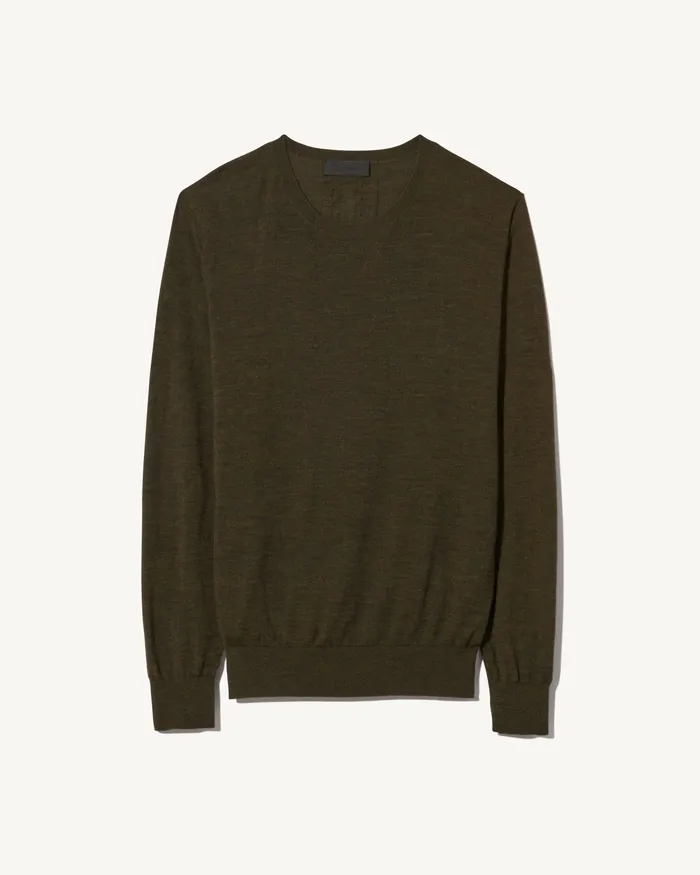 Sweaters Nili Lotan Men DAWSON SWEATER Forest Green