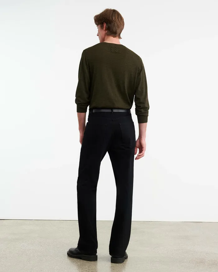 Sweaters Nili Lotan Men DAWSON SWEATER Forest Green