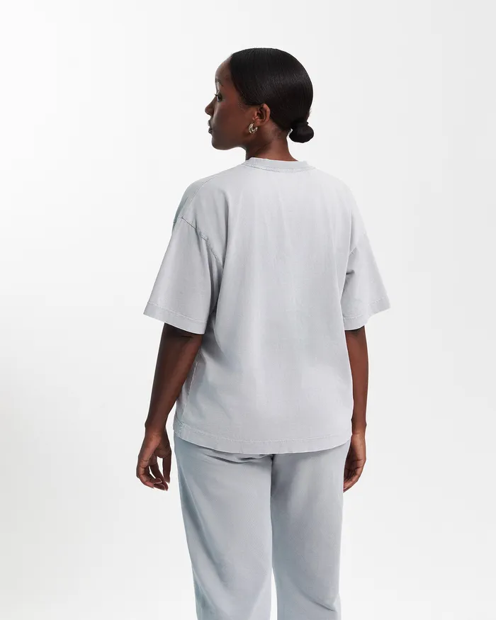 TShirts Oversized Organic TShirt 8211 Neptune Blue 8211 Colorfulstandard Women