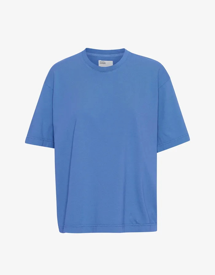 TShirts Oversized Organic TShirt 8211 Pacific Blue Colorfulstandard Men