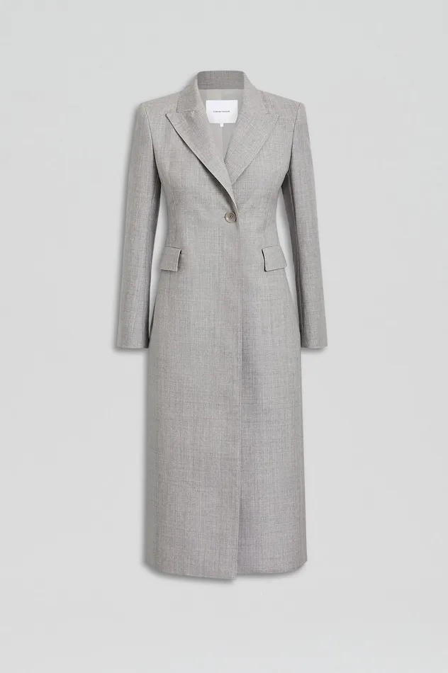 TAILORED COAT GREY Coats Scanlan Theodore Women TAILORED COAT GREY Coats Scanlan Theodore Women