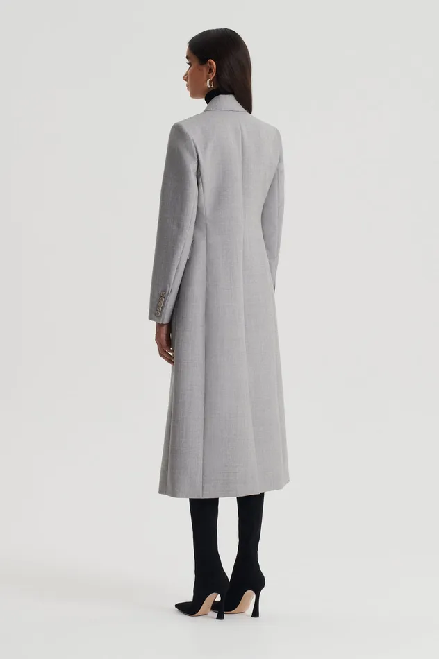 TAILORED COAT GREY Coats Scanlan Theodore Women TAILORED COAT GREY Coats Scanlan Theodore Women