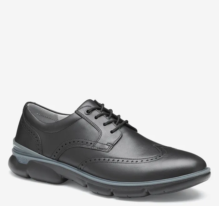 Tanner Wingtip Black Waterproof Full Grain Men LaceUps Johnston and Murphy