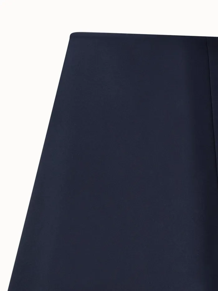 Techno Neoprene Skirt Black Women Akris Skirts