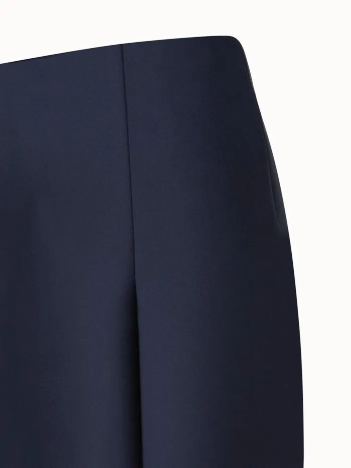 Techno Neoprene Skirt Black Women Akris Skirts