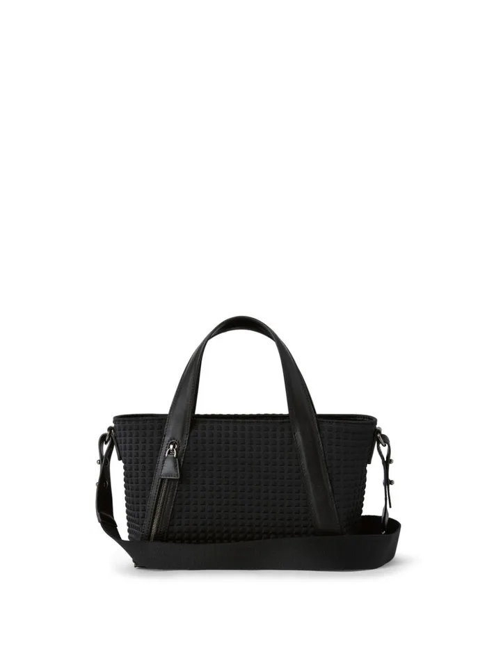 Techno Trapezoid Little Alexa Bag Black Women Akris Top Handle Bags