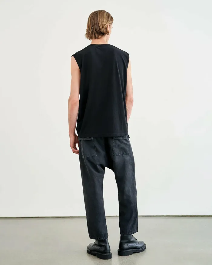 Tees KENT TEE Jet Black Nili Lotan Men