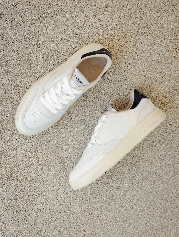 Thanassi Off White and Ink Men Bobbies Sneakers Thanassi Off White and Ink Men Bobbies Sneakers