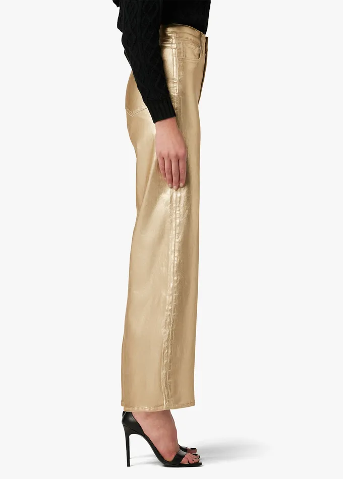 THE MIA Gold Foil Women Wide Leg Joe8217s Jeans