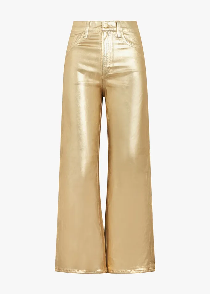 THE MIA Gold Foil Women Wide Leg Joe8217s Jeans