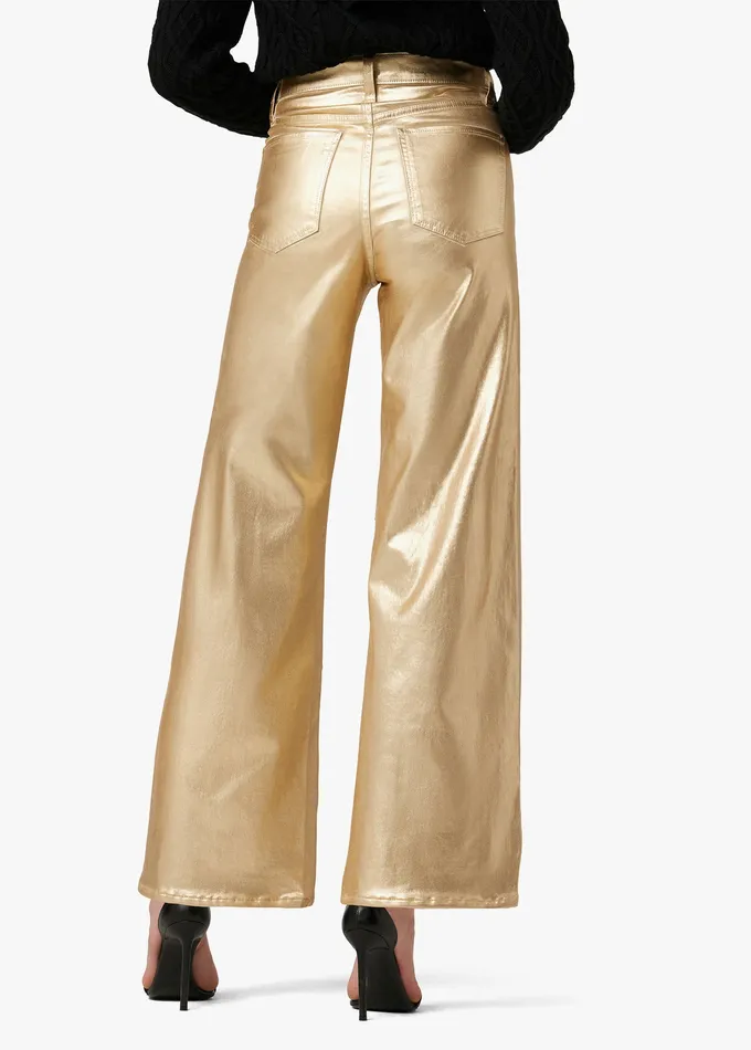 THE MIA Gold Foil Women Wide Leg Joe8217s Jeans