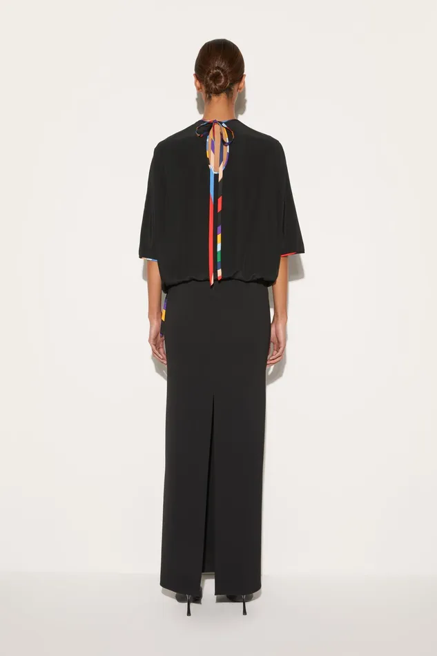 Tops And Shirts Women PUCCI Black Silk Top