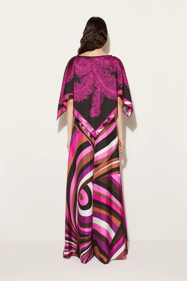 Tops And Shirts Women PUCCI Iride And StruzzoPrint Kaftan Top
