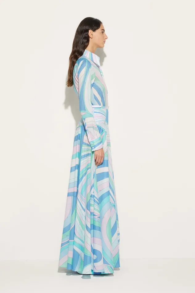 Tops And Shirts Women PUCCI IridePrint Cotton Shirt