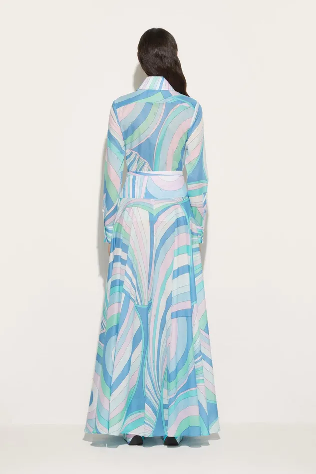 Tops And Shirts Women PUCCI IridePrint Cotton Shirt