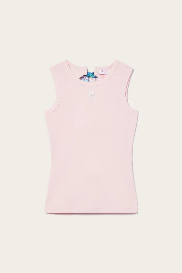 Tops And Shirts Women PUCCI IridePrint CutOut Tank Top