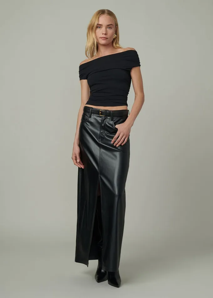 Tops Women THE MIA SLEEVELESS OFF THE SHOULDER TOP Black Joe8217s Jeans
