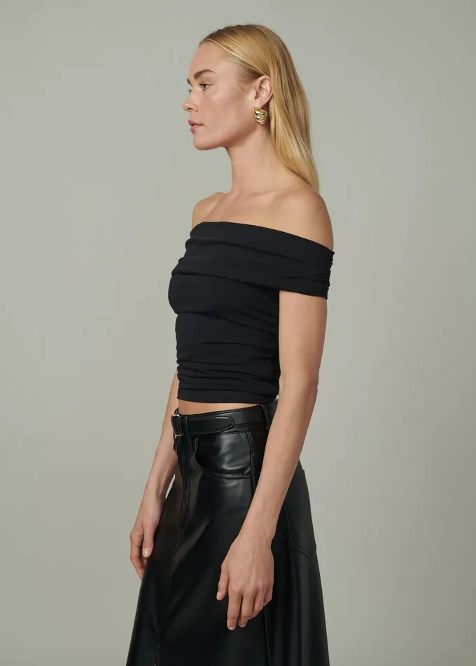 Tops Women THE MIA SLEEVELESS OFF THE SHOULDER TOP Black Joe8217s Jeans
