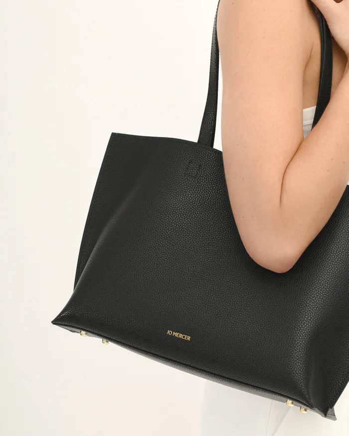 TOTES Ramona tote bag black leather 8211 jomercer Women TOTES Ramona tote bag black leather 8211 jomercer Women