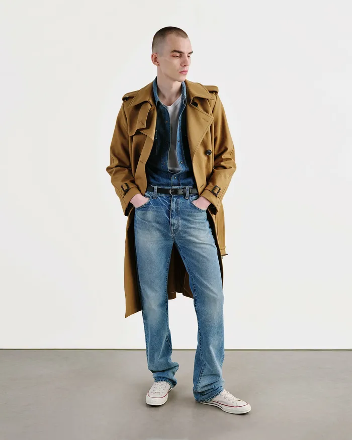 TRAVIS DENIM SHIRT Classic Wash Men Denim Nili Lotan