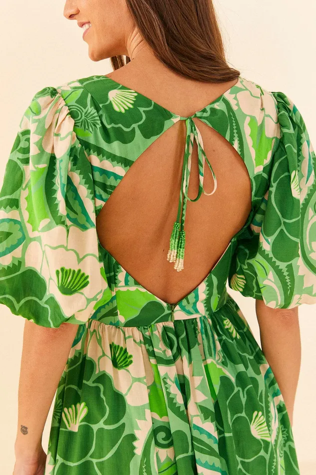 Tropical Groove Midi Dress Women Farm Rio Midi Dresses