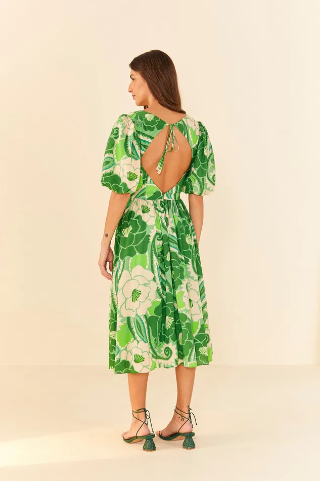 Tropical Groove Midi Dress Women Farm Rio Midi Dresses