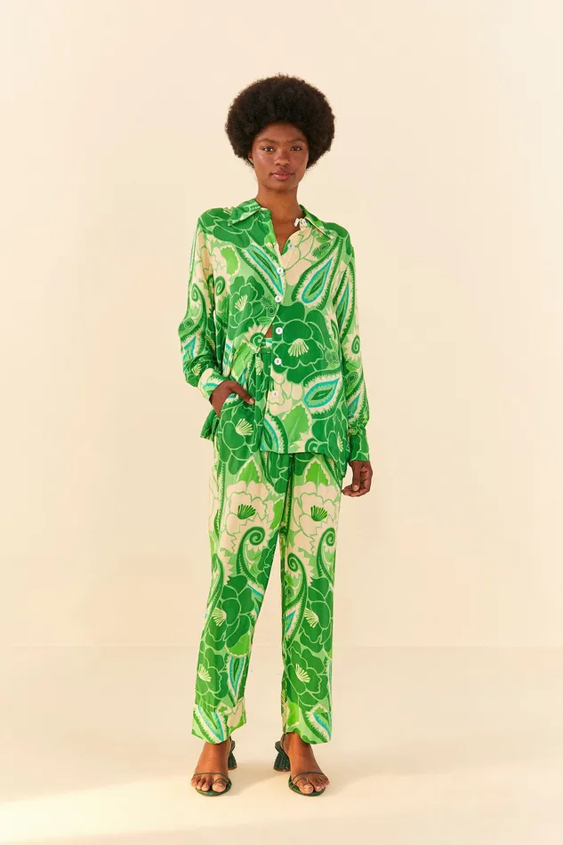Tropical Groove Pants Women Farm Rio Pants