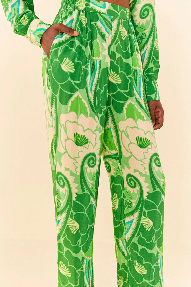 Tropical Groove Pants Women Farm Rio Pants