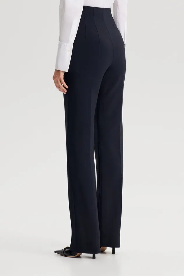 Trousers Women TAILORED SLIM TROUSER NAVY Scanlan Theodore Trousers Women TAILORED SLIM TROUSER NAVY Scanlan Theodore