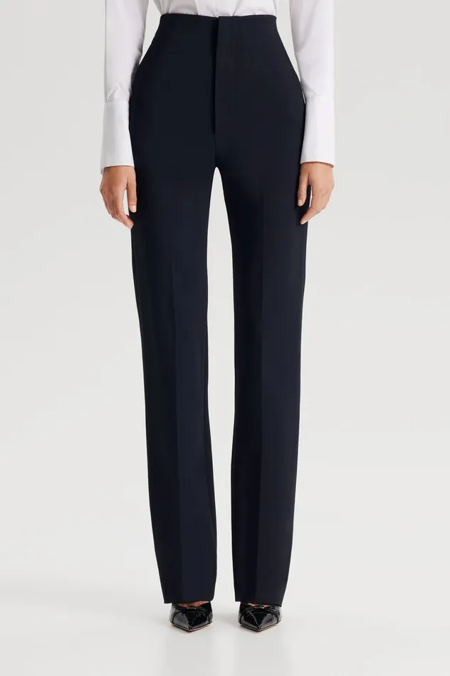Trousers Women TAILORED SLIM TROUSER NAVY Scanlan Theodore Trousers Women TAILORED SLIM TROUSER NAVY Scanlan Theodore
