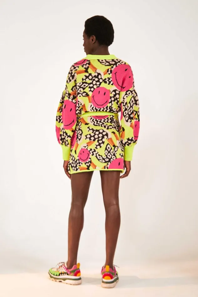 Tucanissimo Smiley Mini Skirt Women Farm Rio Skirts