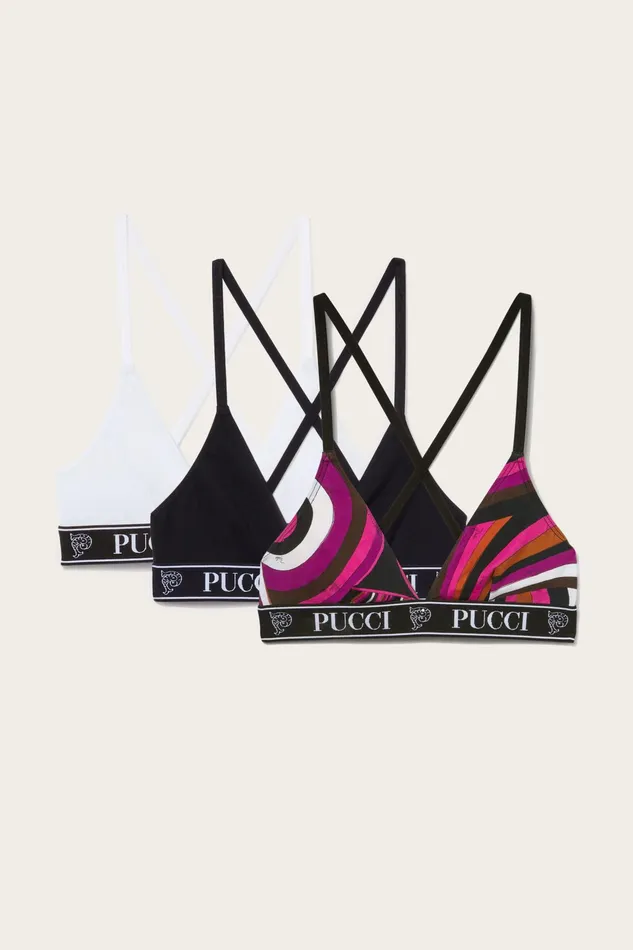 Underwear Women PUCCI 3 Pack Triangle Bra