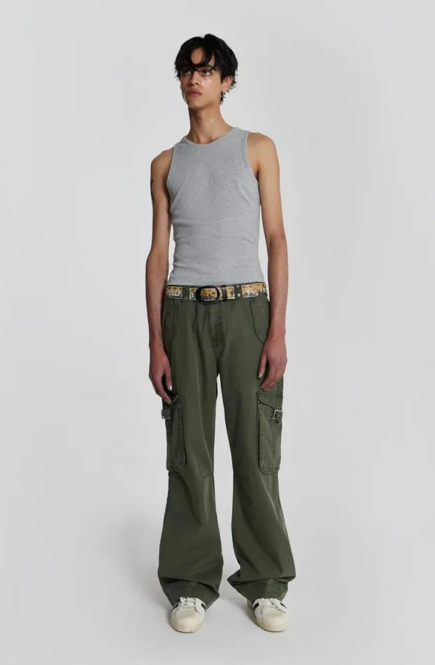 Vests Men Jaded London NTRLS Grey Rib Vest
